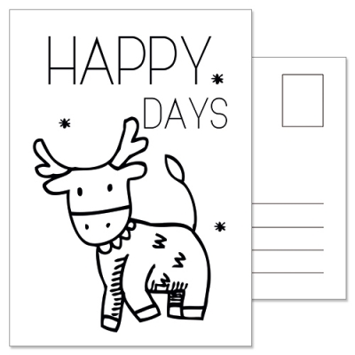 Ansichtkaart | Happy Days